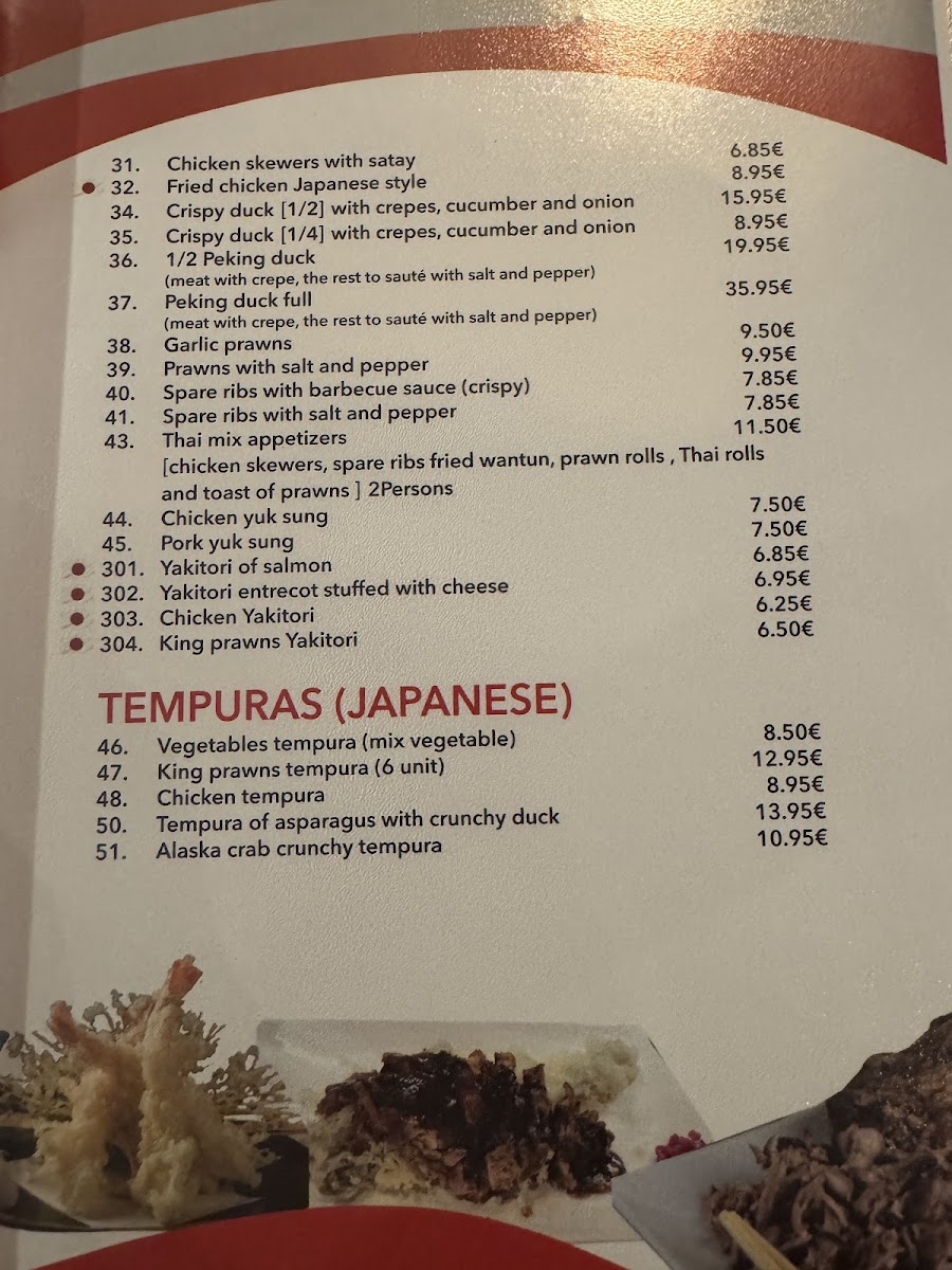 Menu Restaurante Asian Kitchen Teppanyaki Show-2